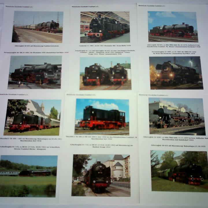 (Historische Eisenbahn Frankfurt e. V.) - 12 Ansichtkarten