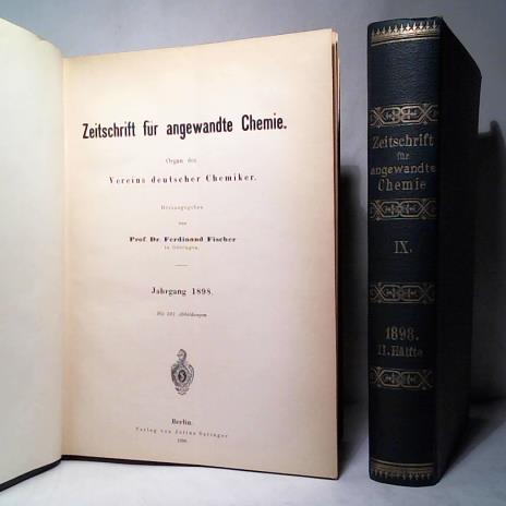 Zeitschrift fr angewandte Chemie - Organ des Vereins deutscher Chemiker - Jahrgang 1898 in zwei Bnden