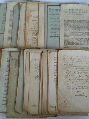 (General-Vicariat zu Hildesheim) - Sammlung von 35 Rundschreiben des General-Vicariats zu Hildesheim von 1805 bis 1867