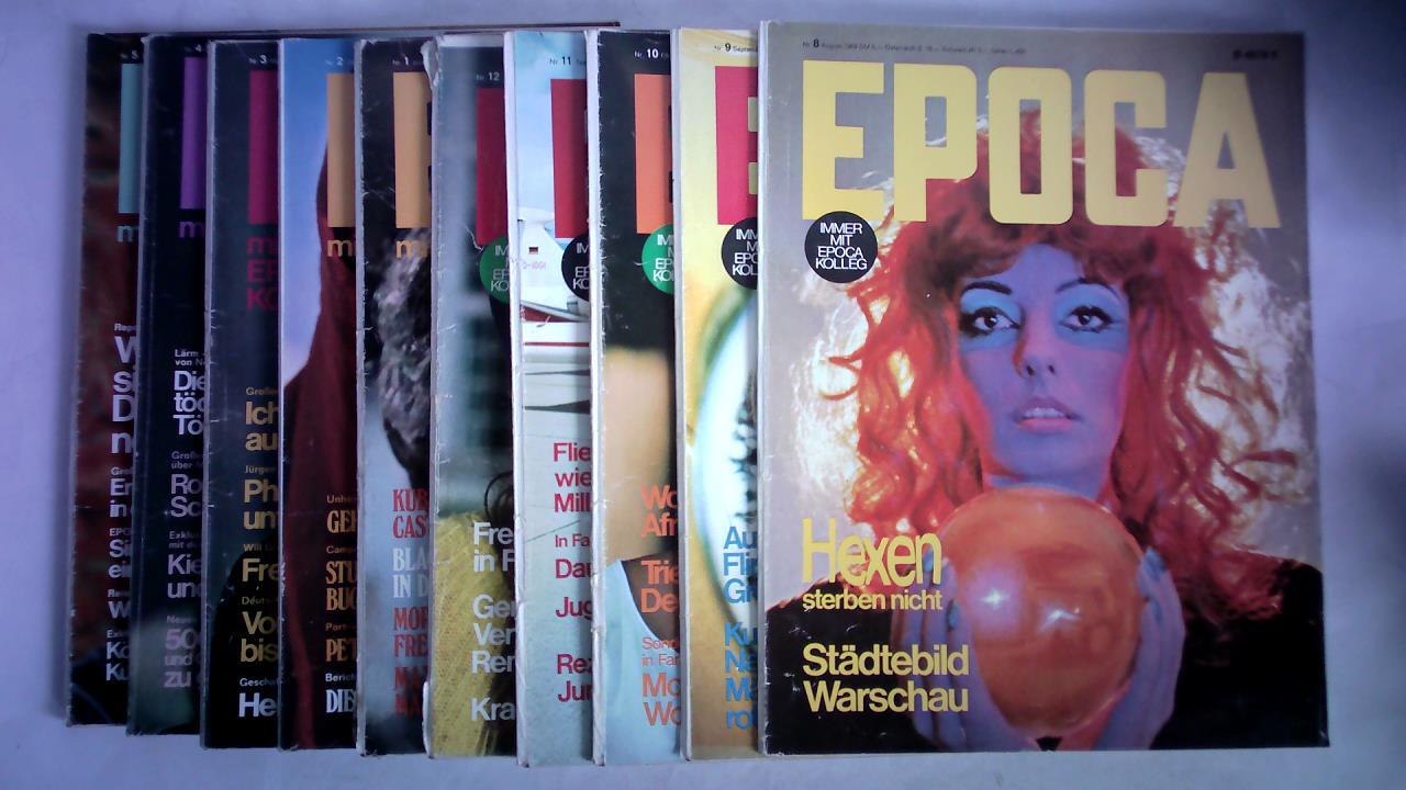 EPOCA mit EPOCA-KOLLEG - Jahrgang 1969, Heft 1 bis 5, 8 bis 12. Zusammen 10 Hefte