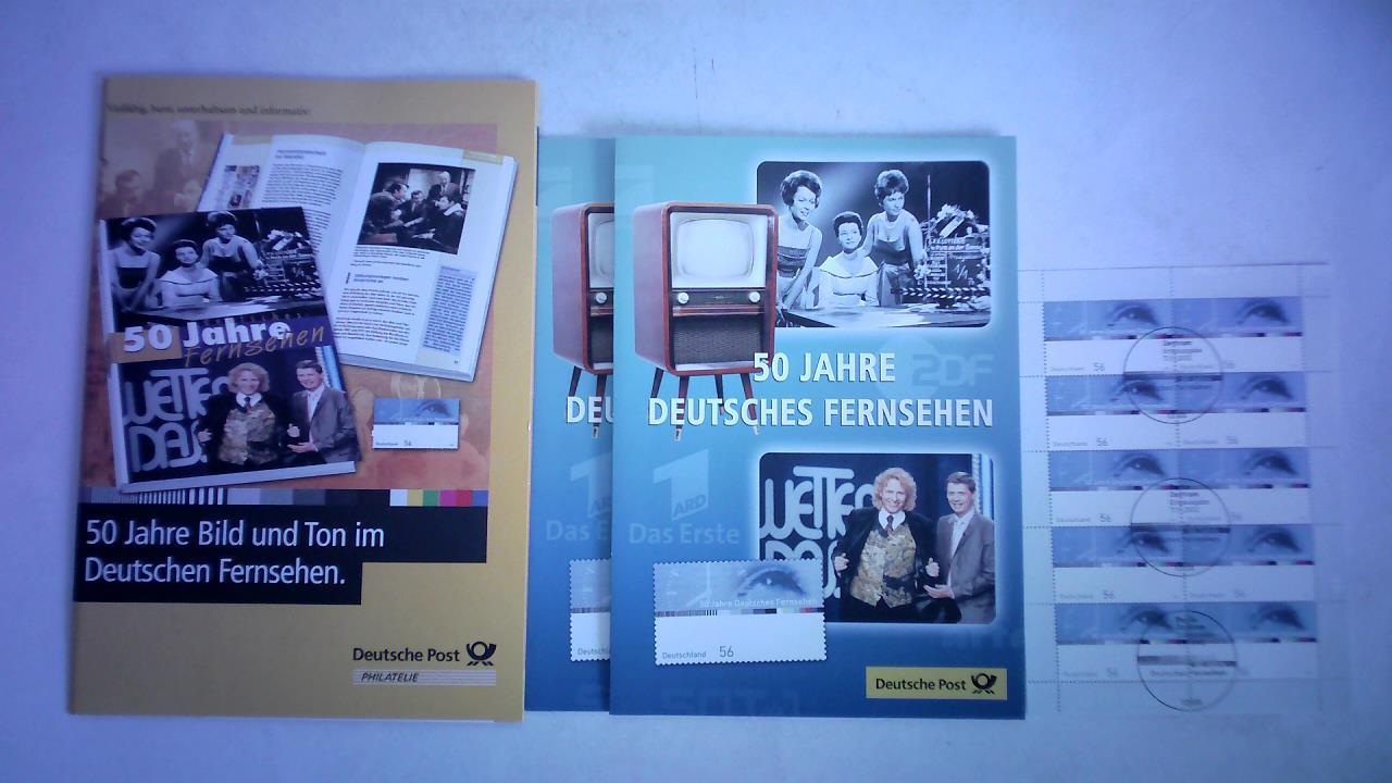 Deutsche Post AG - Niederlassung Philatellie, Abt. 4217, Frankfurt am Main (Hrsg.) - Vielfltig, unterhaltsam und informativ: 50 Jahre Bild und Ton im Deutschen Fernsehen - 50 Jahre Deutsches Fernsehen
