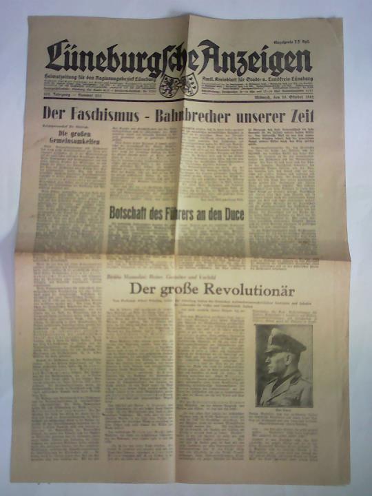 Lneburgsche Anzeigen - Heimatzeitung fr die Regierungsbezirke Lneburg - Amtl. Kreisblatt fr Stadt- u. Landkreis Lneburg, 132. Jahrgang, Nummer 253, Mittwoch, den 28. Oktober 1942