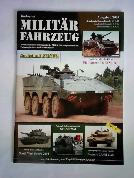 Tankograd - Militrfahrzeug - Internationales Fachmagazin fr Militrfahrzeugenthusiasten, Fahrzeugbesitzer und Modellbauer. Ausgabe 1/2011: Sachstand BOXER