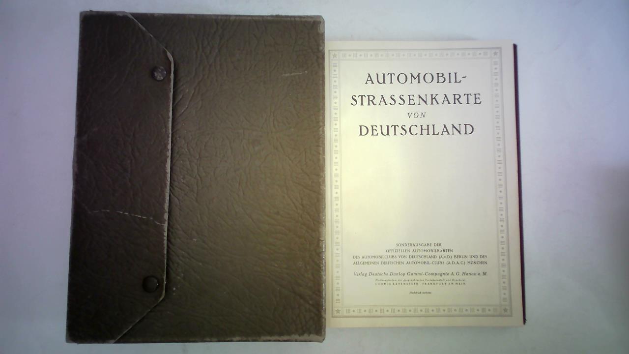 Dunlop - Automobil-Strassenkarte von Deutschland, 1:300.000