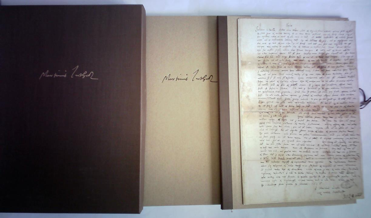 Schulze, Manfred / Simon, Walter - Martin Luther - Briefe und Aesop-Fabeln, Codex Ottobonianus Latinus 3029. Kommentar / Faksimiles. Zusammen 2 Bnde