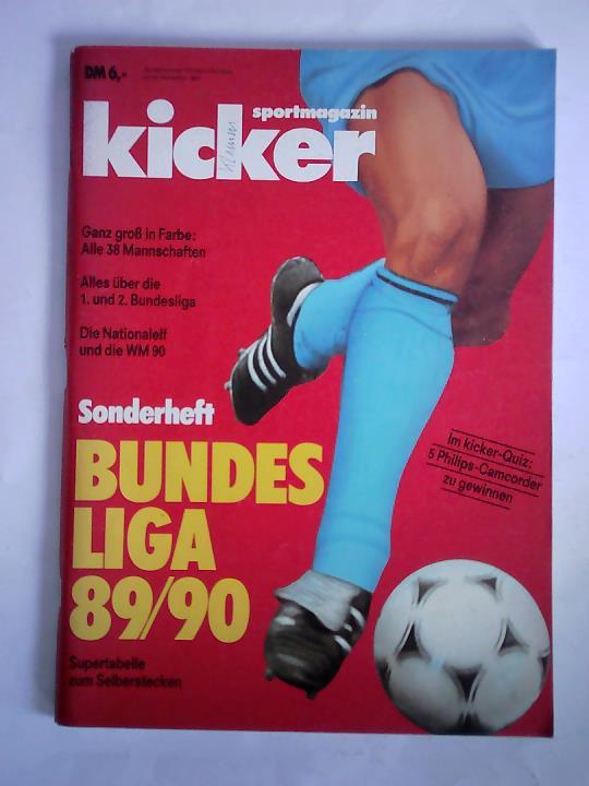 Kicker - Sportmagazin - Sonderheft: Bundesliga 89/90