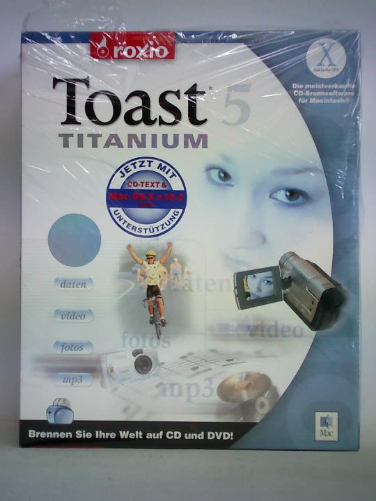 Toast 5 Titanium. CD-Brennsoftware für Macintosh