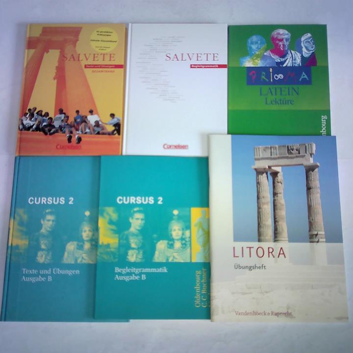Bertram, Alfred / Blank, Manfred / Erasmus-Sarholz, Gabriele / Hfer, Armin u.a. - Salvete - Texte und bungen. Gesamtband / Begleitgrammatik. Zusammen 2 Bnde