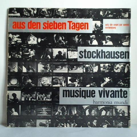 Stockhausen, Karlheinz - Aus den sieben Tagen - Setz die Segel zur Sonne - Verbindung. 1 Schallplatte
