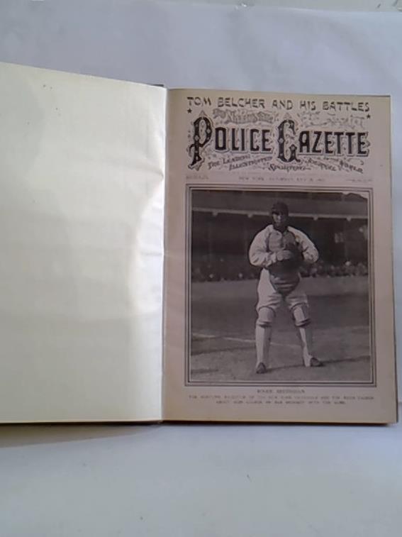 Tom Belcher and his Battles. The National Police Gazette. The Leading illustrated Sporting Journal in the world. 15 Ausgaben vom 20. Juli 1907 - 18. Januar 1908