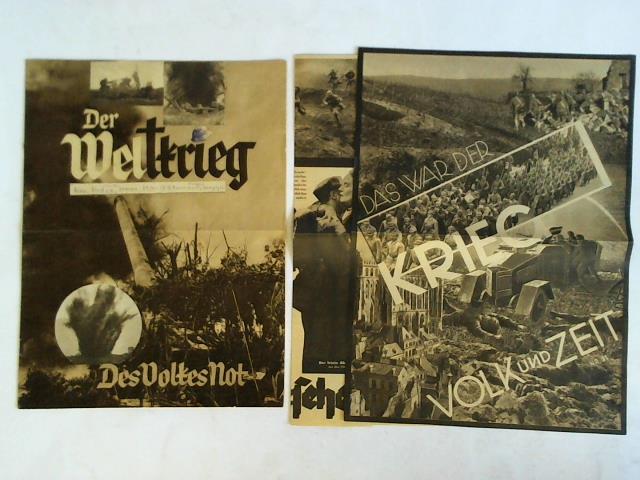 Film-Kurier G.m.b.H. Tageszeitung (Hrsg.) - Der Weltkrieg - Des Volkes Not. Filmillustrierte, Berlin (um 1925)