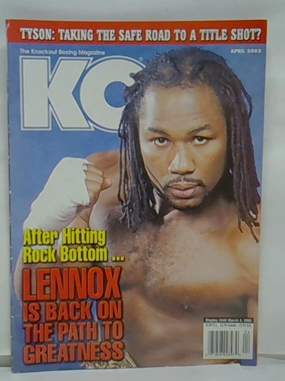KO - The Knockout Boxing Magazine: Lennox / April 2002