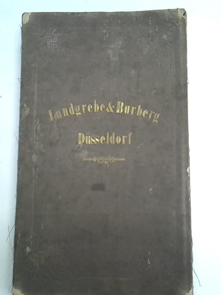 Baumwollstoffmusterbuch, Blaudruck, grün und braun, Düsseldorf um 1870