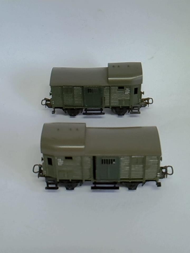 2 x Packwagen (4600), (H0)
