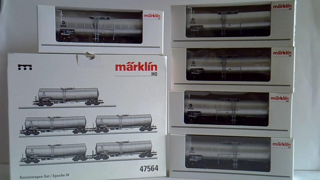 Märklin H0 47564 Kesselwagen-Set / Epoche IV (5 Kesselwägen)