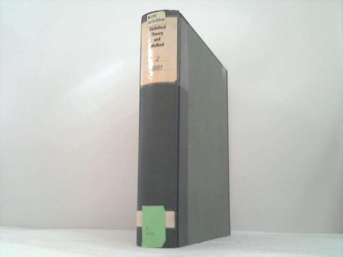 The International Statistical Institute - International Journal of Abstracts. Statistical Theory and Method 1961