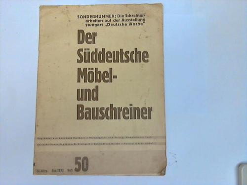 (Handwerk) - Der Sddeutsche Mbel- und Bauschreiner