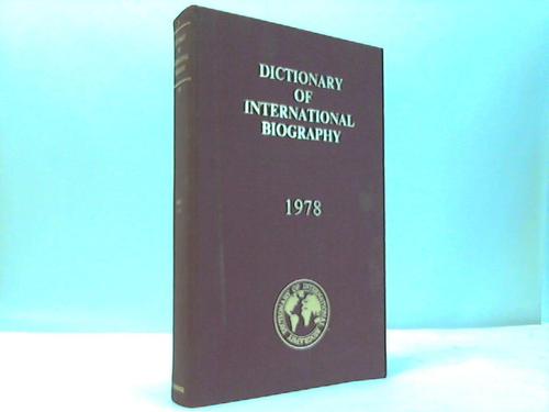 Kay, Ernest - Dictionary of International Biography. A Biographical Record of Contemporary Achievement.Volume Fourteen 1978