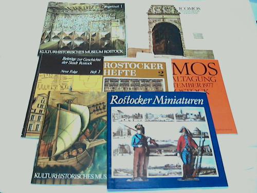 Rostock - Icomos - Konvolut von 7 verschiedenen Schriften