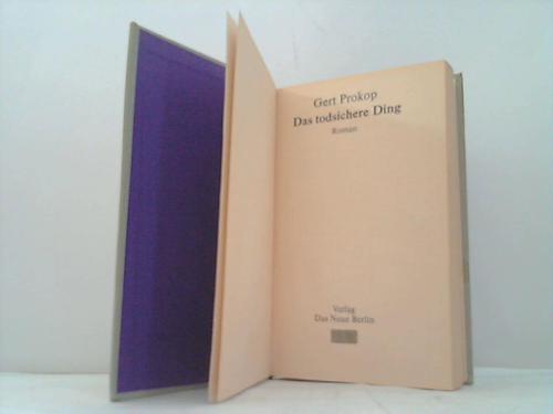 Prokop, Gert - Das todsichere Ding