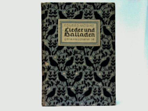 Mrike, Eduard - Lieder und Balladen. Auswahl