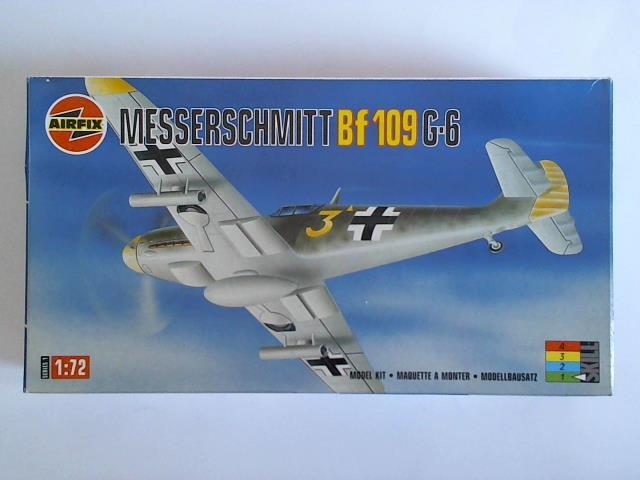 Airfix - Messerschmitt Bf 109 G-6, No. 01072 - Plastik-Modellbausatz, Series 1, 1:72