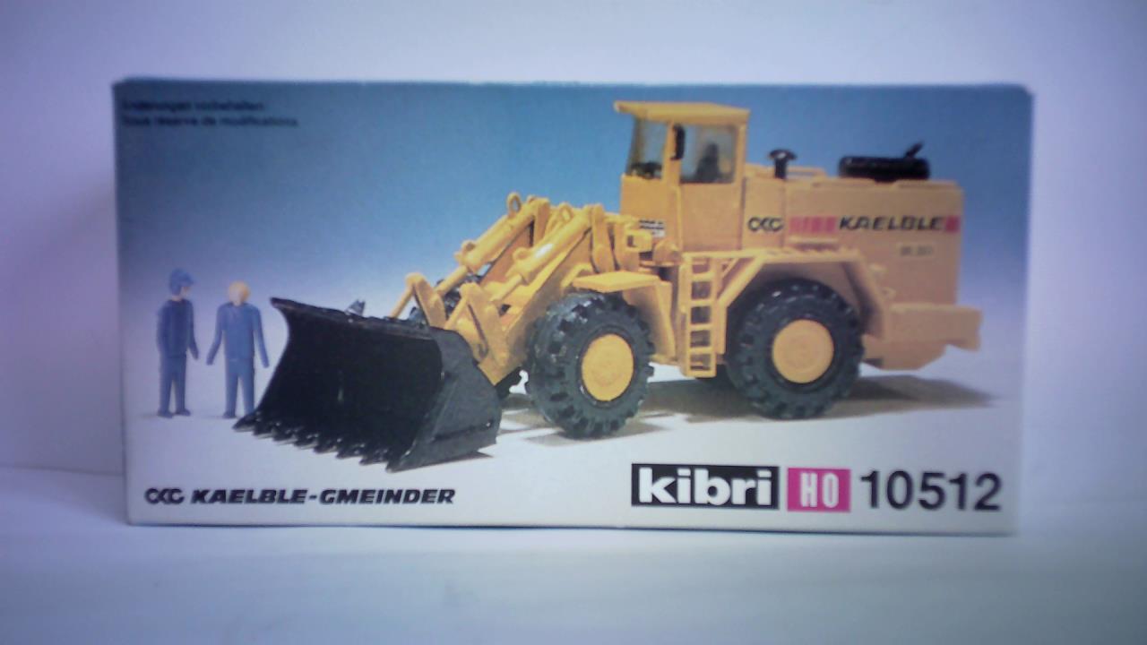 Kibri Spielwarenfabrik - Kibri H0 10512 Kaelble-Gmeinder Radlader