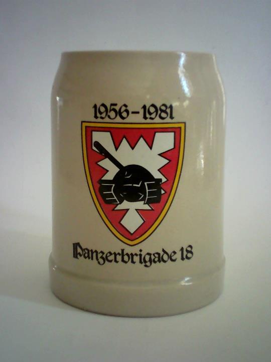 (Bierkrug / Steinzeug) - Panzerbrigade 18, 1956 - 1981