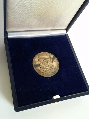 (Winsen / Aller) - Silberne Medaille: Winsen an der Aller, mit Wappen / Heidedorf Winsen an der Aller, mit Windmhlenmotiv
