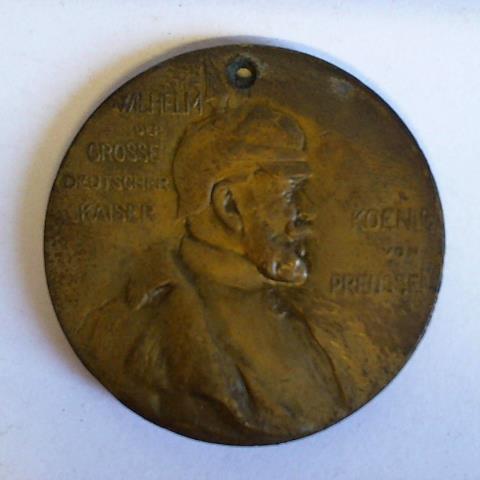 (Wilhelm der Grosse - Deutscher Kaiser, Knig von Preussen) - Bronze-Medaille zum 100. Geburtstag, 1797 - 1897