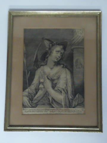 Passe, Magdalena de - Sibylla Libyca - Kupferstich, nach Crispijn de Passe the Elder