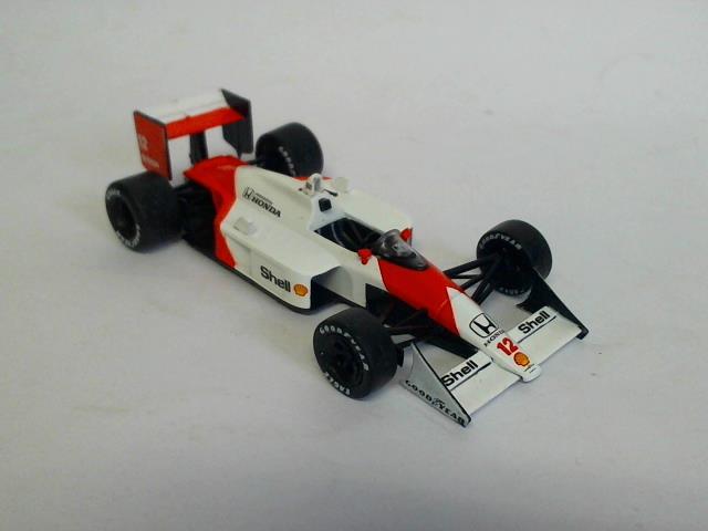 (Modell-Rennwagen) - McLaren MP 4/4, Honda Turbo - Shell 12, 1/43