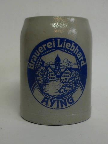 (Bierkrug / Tonkrug / Steinkrug) - Brauerei Liebhard Aying
