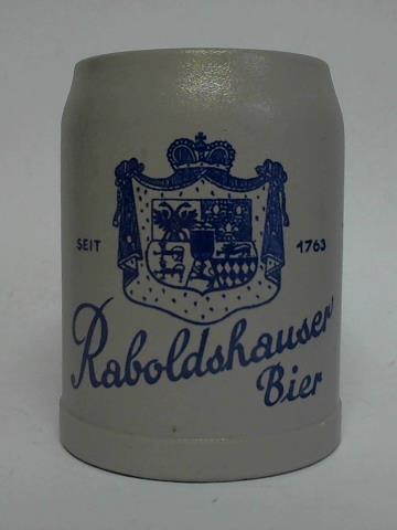 (Bierkrug / Tonkrug / Steinkrug) - Raboldshauser Bier, seit 1763
