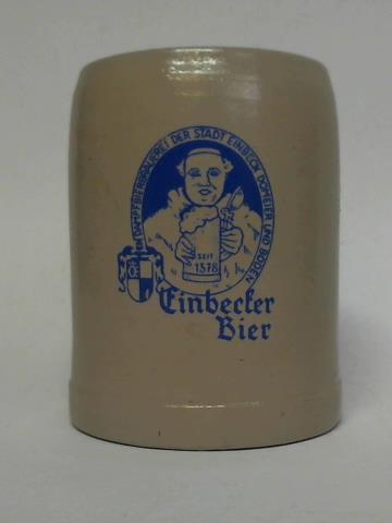 (Bierkrug / Tonkrug / Steinkrug) - Einbecker Bier - Dampfbierbrauerei der Stadt Einbeck Domeier und Boden. Seit 1378