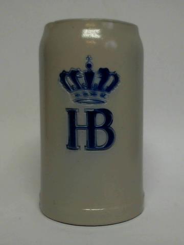 (Bierkrug / Tonkrug / Steinkrug) - HB (Kgl. Hofbruhaus)