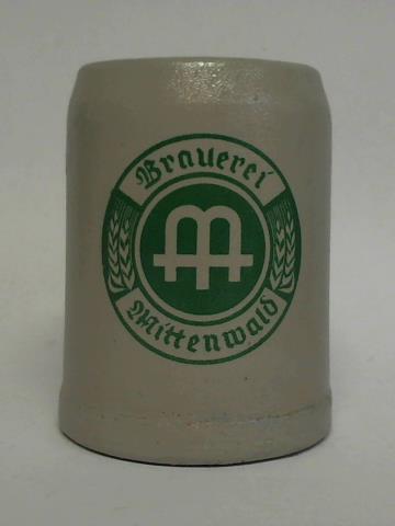 (Bierkrug / Tonkrug / Steinkrug) - Brauerei Mittenwald