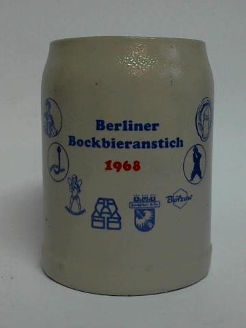 (Bierkrug / Tonkrug / Steinkrug) - Berliner Bockbieranstich 1968