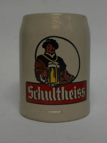 (Bierkrug / Tonkrug / Steinkrug) - Schultheiss