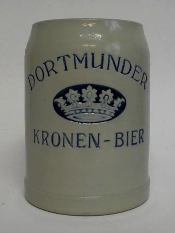 (Bierkrug / Tonkrug / Steinkrug) - Dortmunder Kronen-Bier