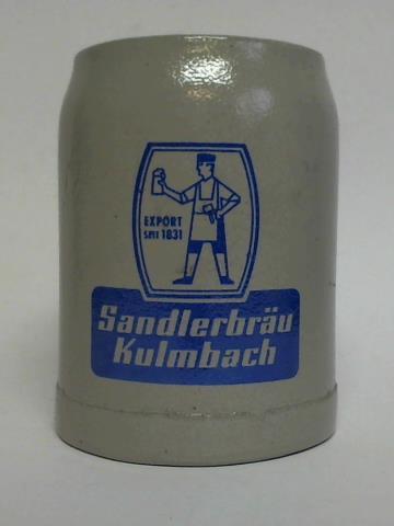 (Bierkrug / Tonkrug / Steinkrug) - Sandlerbru Kulmbach. Export seit 1831