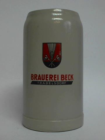 (Bierkrug / Tonkrug / Steinkrug) - Brauerei Beck Trabelsdorf