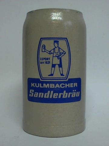 (Bierkrug / Tonkrug / Steinkrug) - Kulmbacher Sandlerbru. Export seit 1831