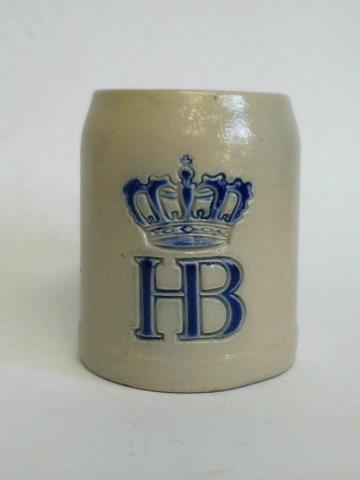 (Bierkrug / Tonkrug / Steinkrug) - HB (Kgl. Hofbruhaus)