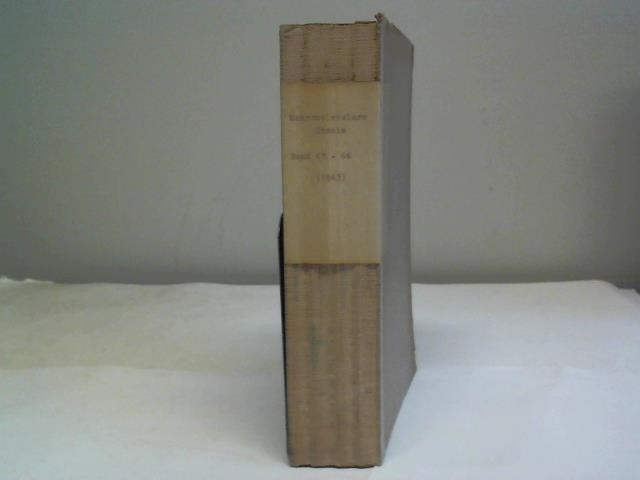 Makromolekulare Chemie - Band 63-66/1963. 4 Bnde in einem