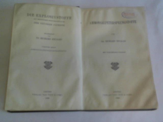 Escales, Richard - Ammonsalpetersprengstoffe