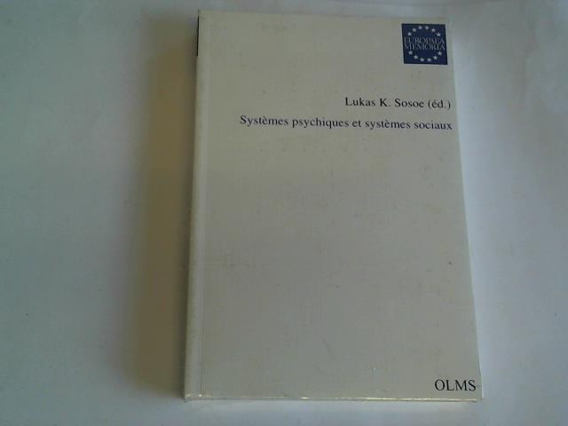 Sosoe, Lukas K. - Systmes psychiques et systmes sociaux