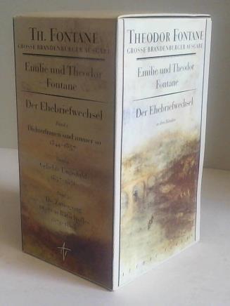 Erler, Gotthard (Hrsg.) - Emilie und Thodor Fontane. Der Ehebriefwechsel. 3 Bnde