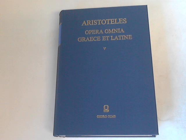 Aristoteles - Opera Omnia. Graece et Latine cum indice nominum et rerum absolutissimo
