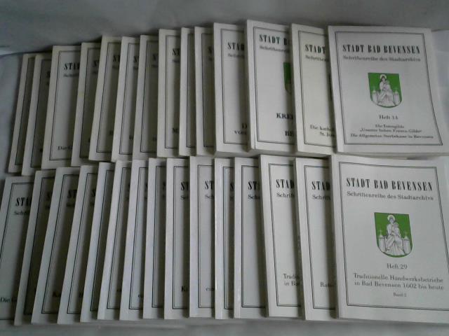Wagenknecht, Wilhelm/ Riggert, Fritz/ Behr, Wilhelm, Vaupel, Hans/ Markuszewski, Knut und weitere - Stadt Bad Bevensen. Schriftenreihe des Stadtarchivs. Heft 1-29 der Reihe